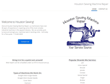 Tablet Screenshot of houstonsewing.com